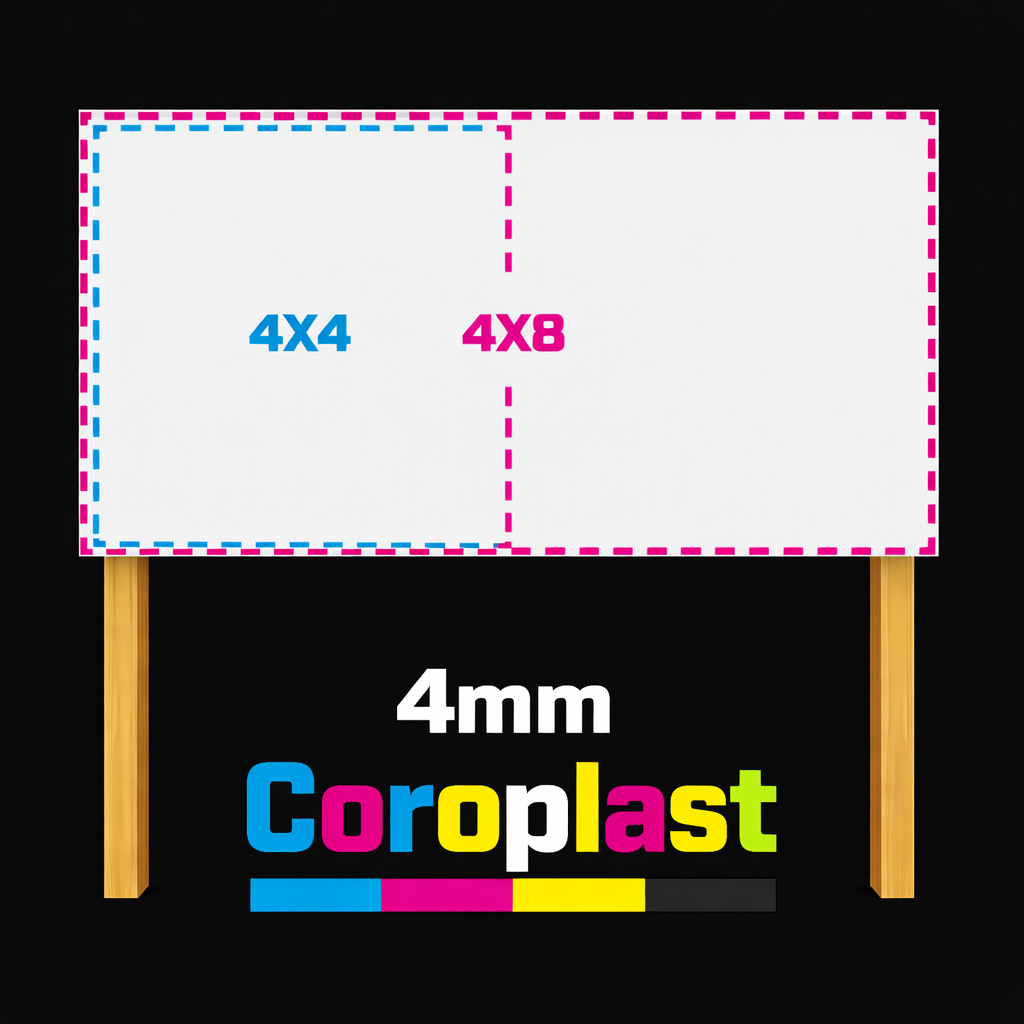 Coroplast Sign