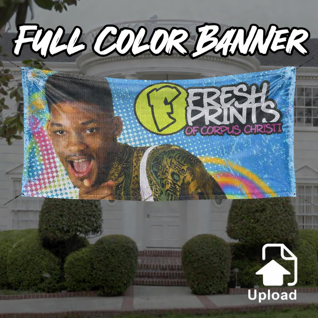 Custom Printed Mesh Banner