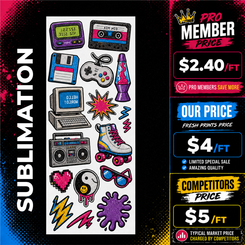 22" Sublimation Gang Sheet - UPLOAD (Advanced Users)