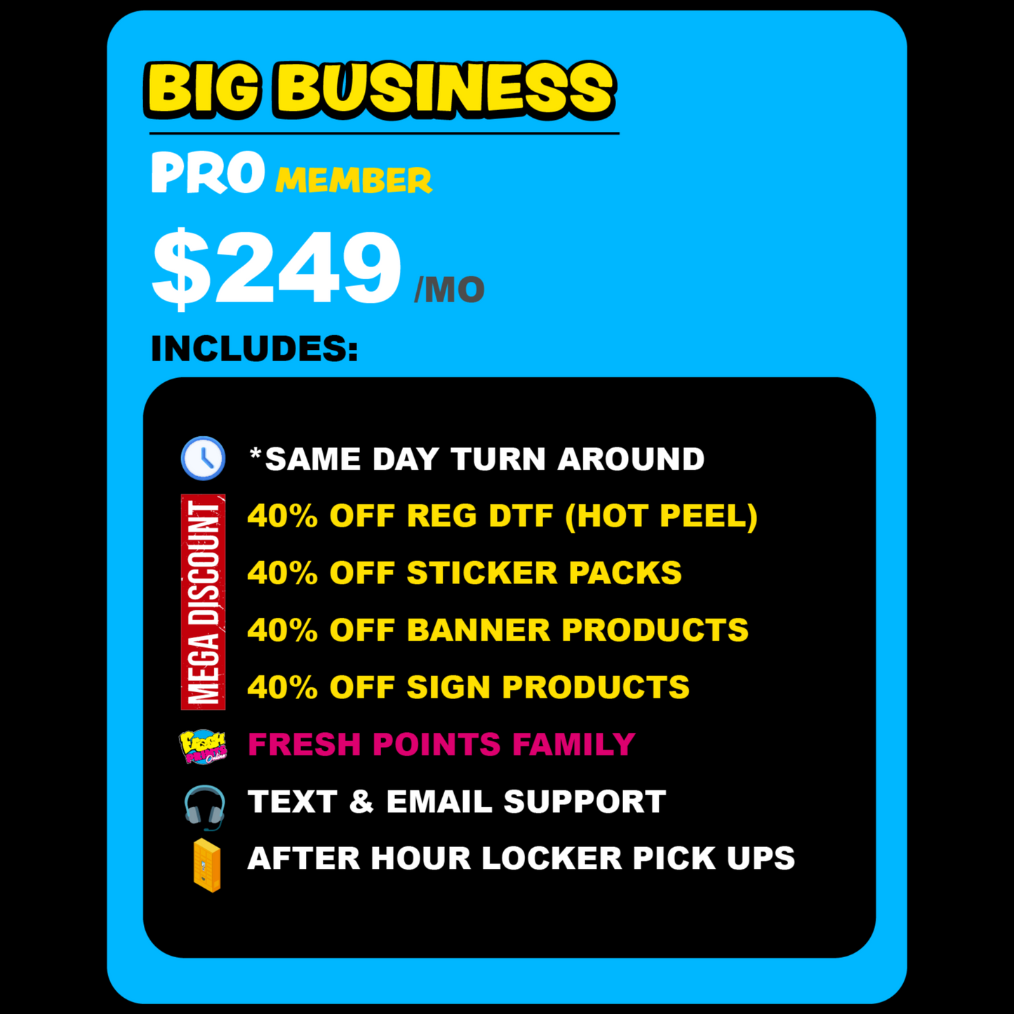 BIG Business Membership