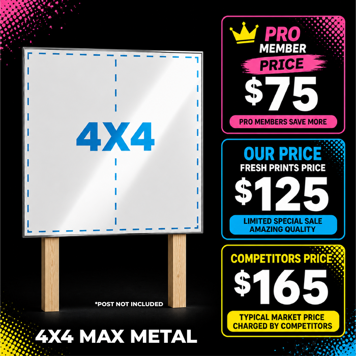 Max Metal Sign