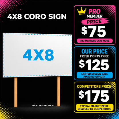 Coroplast Sign