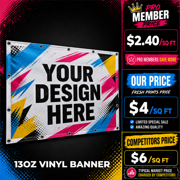 Custom Printed Banner 13 oz.