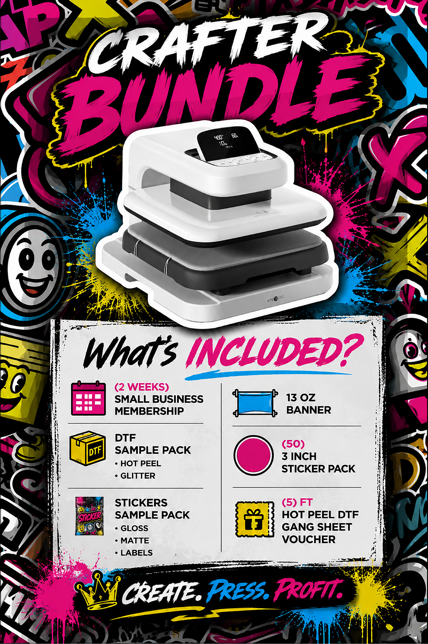 HTVRONT Auto Heat Press 2