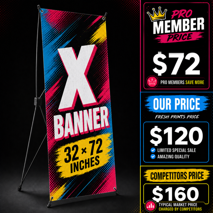 X-Banner 32" x 72"
