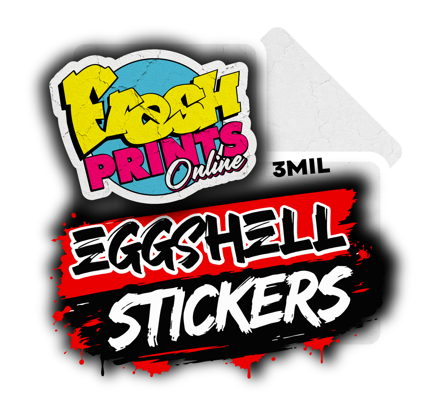 Egg Shell Stickers (Tamper-Proof)