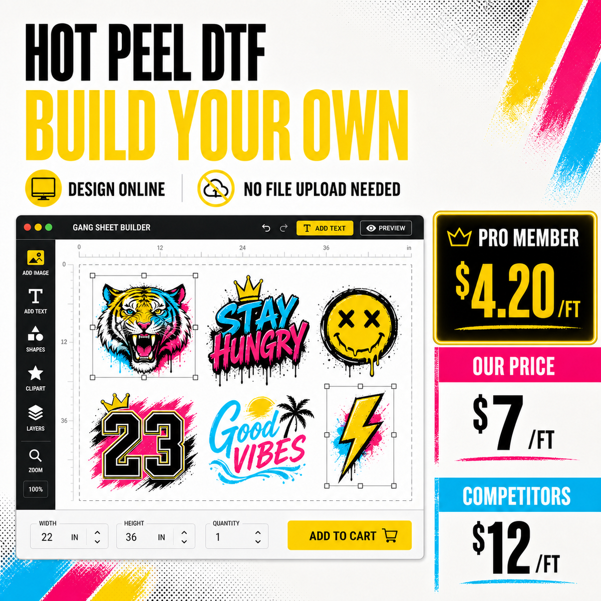 22" DTF Gang Sheet (CLASSIC BUILDER)