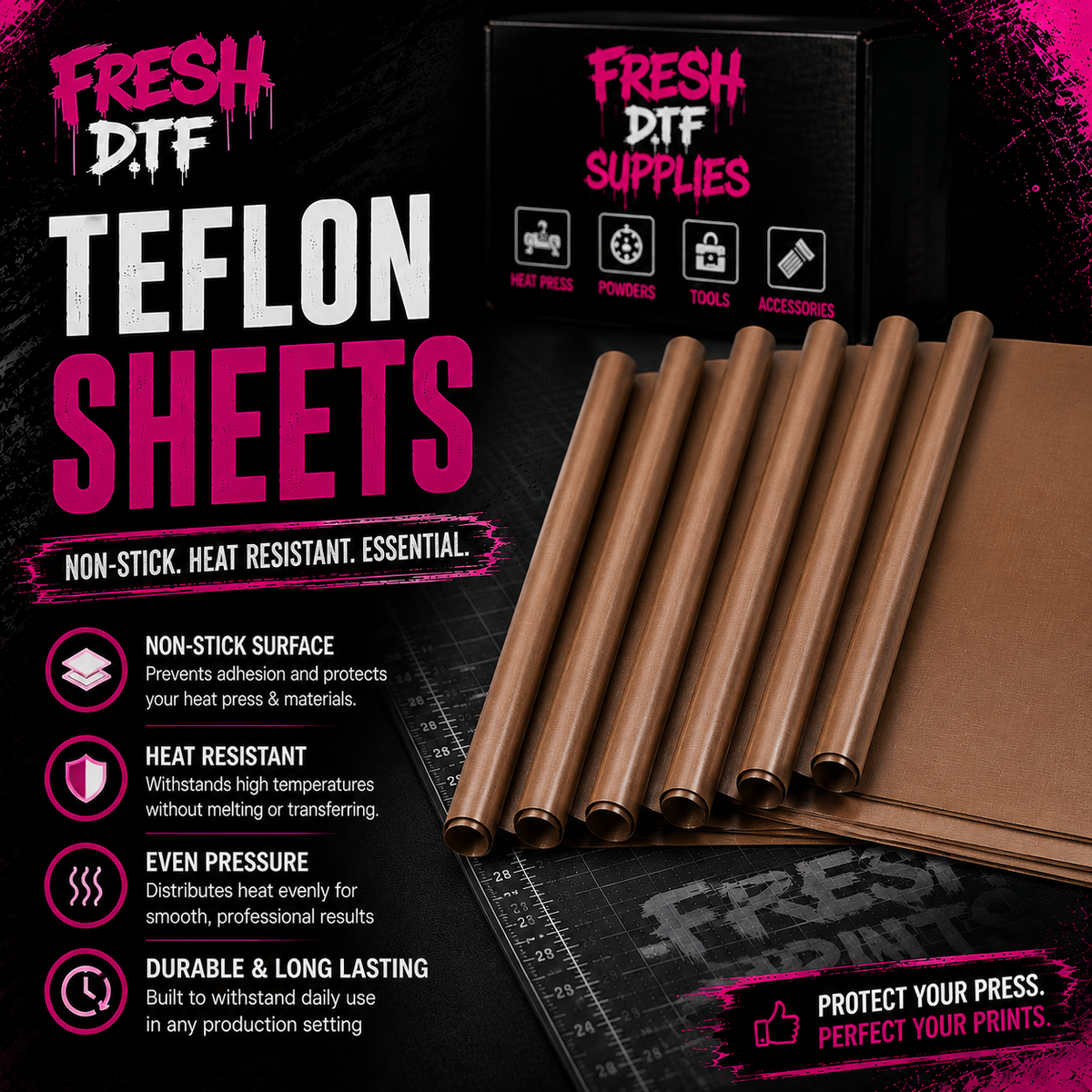Fresh DTF Teflon Sheets 16 x 24 product thumbnail