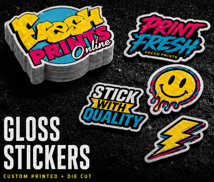 Gloss sticker pack examples