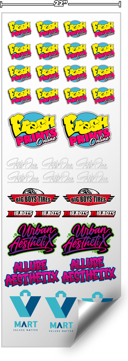 22" DTF Gang Sheet - UPLOAD (Advanced Users)