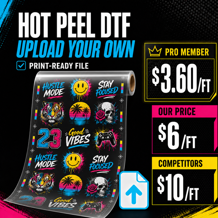22" DTF Gang Sheet - UPLOAD (Advanced Users)