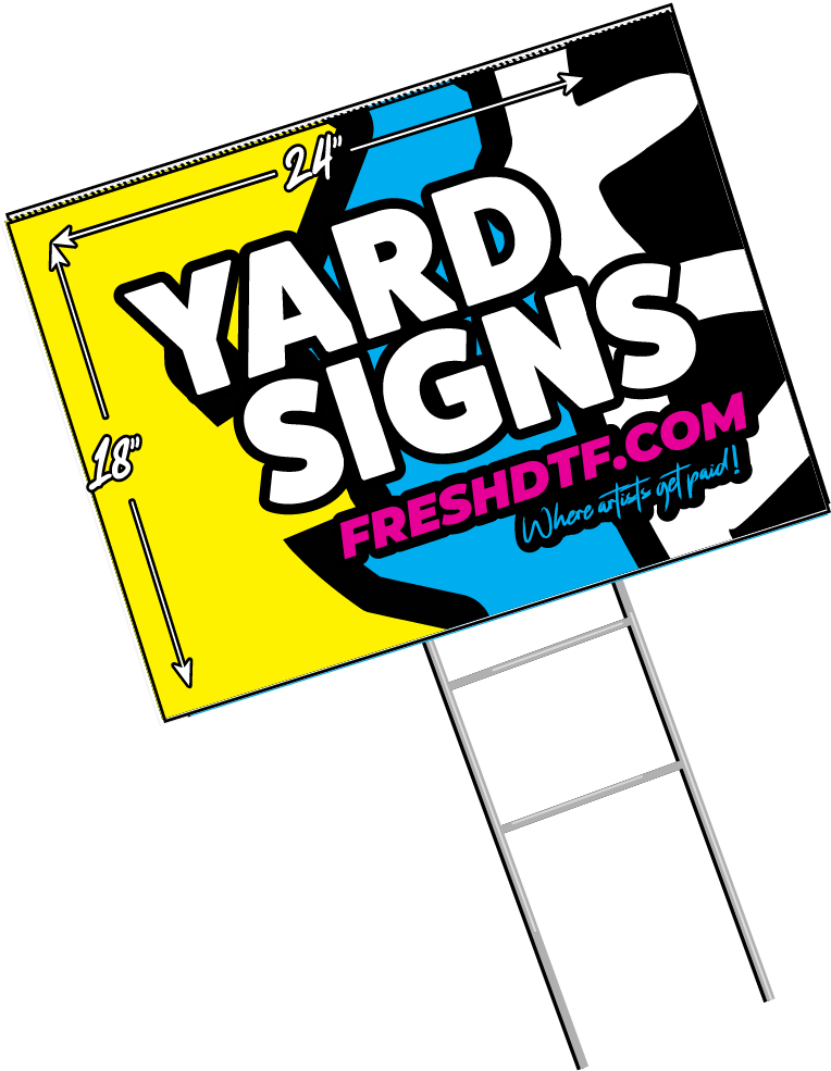18"X24" Yard Sign (Single)