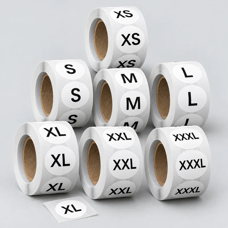 Size Label Set (XS-3XL)